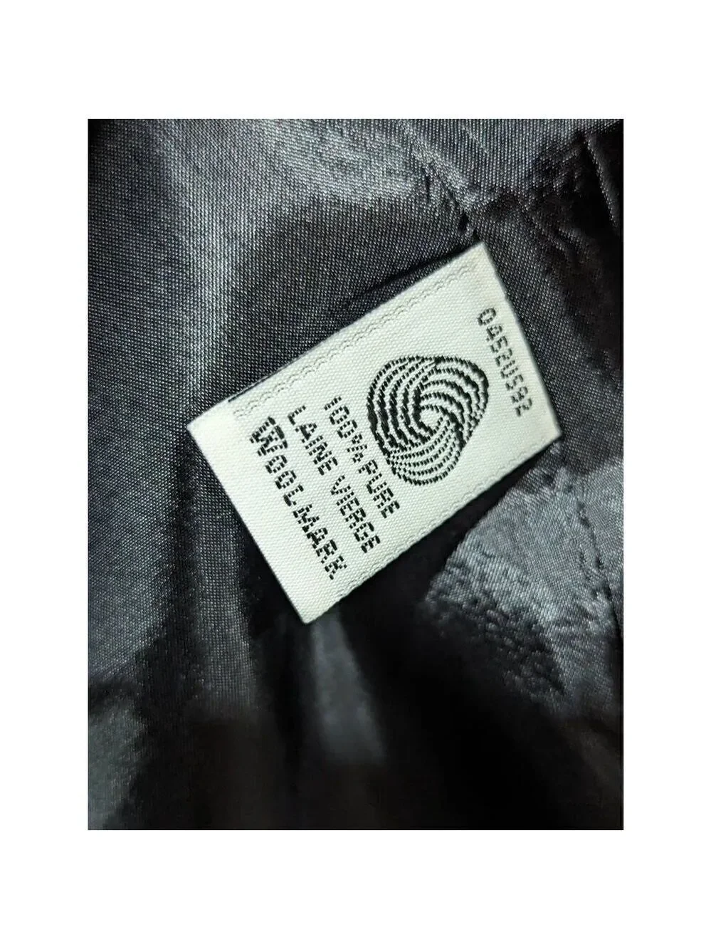 Pendleton Women's Black Wool Swirled Velvet Removable Collar Blazer Size 12